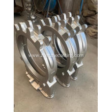 Alloy steel butterfly valve body